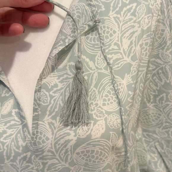 SONMER boho green/blue dress - Picture 3 of 12